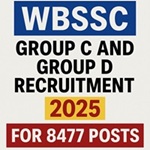 WBSSC Group C and Group D Recruitment