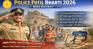 Beed Police Patil Bharti 2026